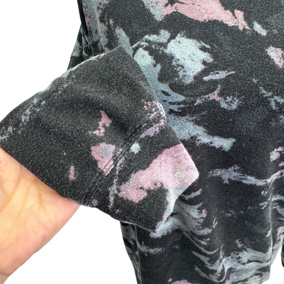 Athleta Black Multi colour Pullover Sweatshirt Long Sleeve Size S - Picture 4 of 10